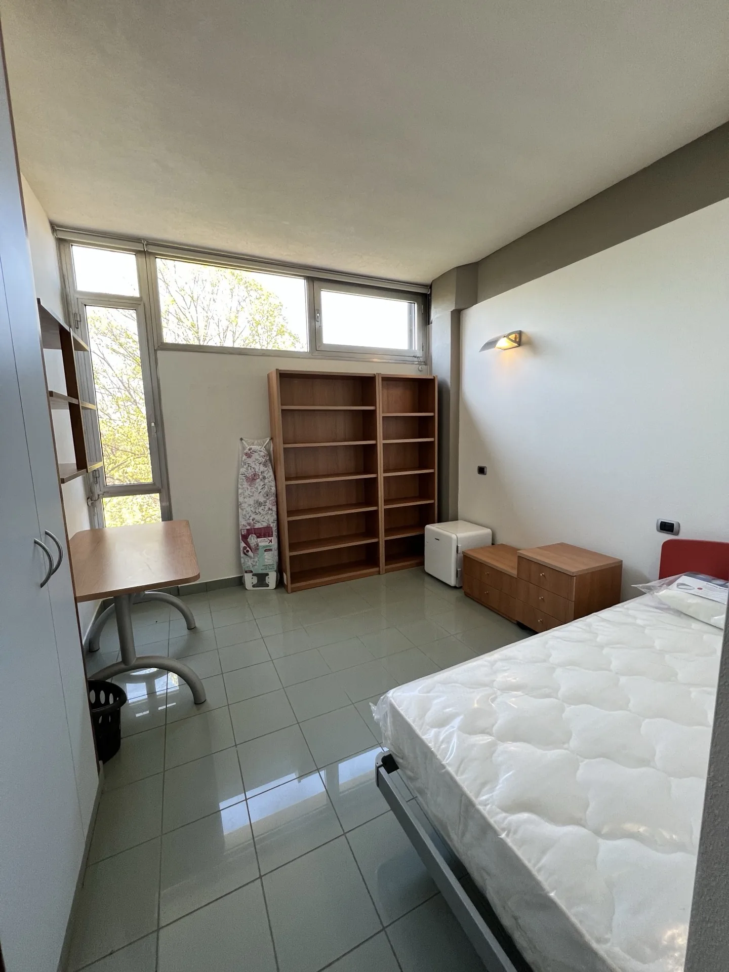 Quarto da residência de estudantes