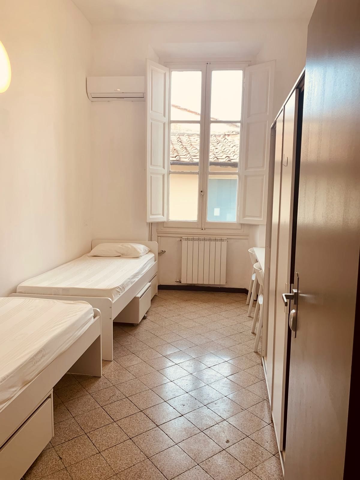 Camera doppia nella residenza del campus di Firenze
