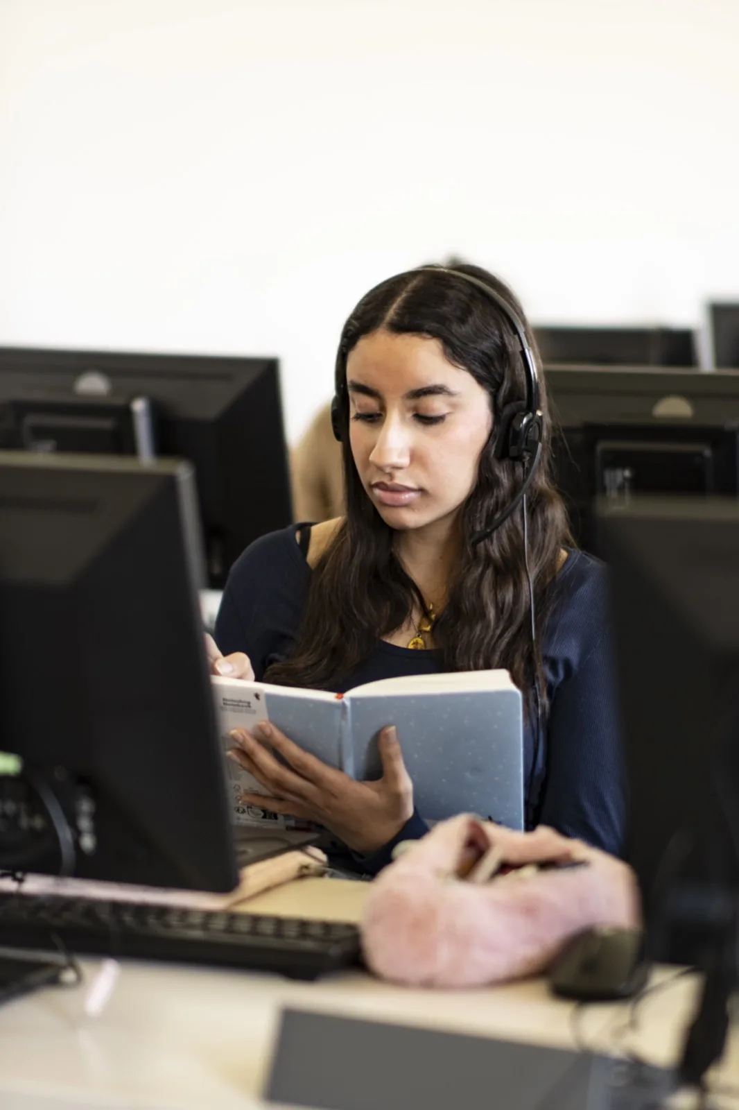 Estudantes no campus